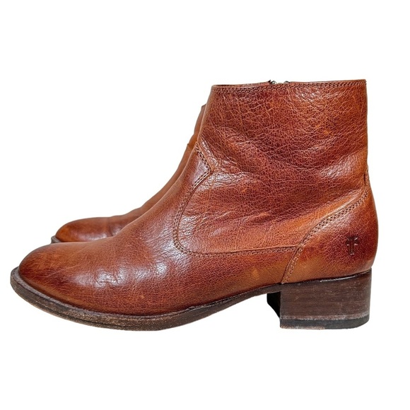 FRYE Brooke Short Inside Zip Ankle Bootie - Picture 3 of 13